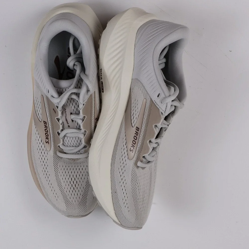 Brooks Running Shoes Anthem 6 Grey Rose Gold Size 7.5 NEW Retail $85